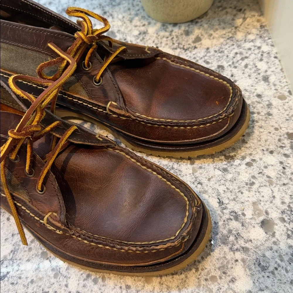 Red Wing Wabasha Chukka Boots Brown Men’s 6 Moc Toe Shoes 9185